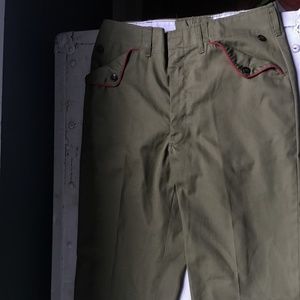 Army green Boy Scouts trousers